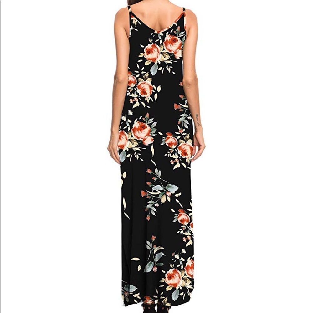 Women Casual Summer Loose Long Dress Beach - Picture 3 of 6